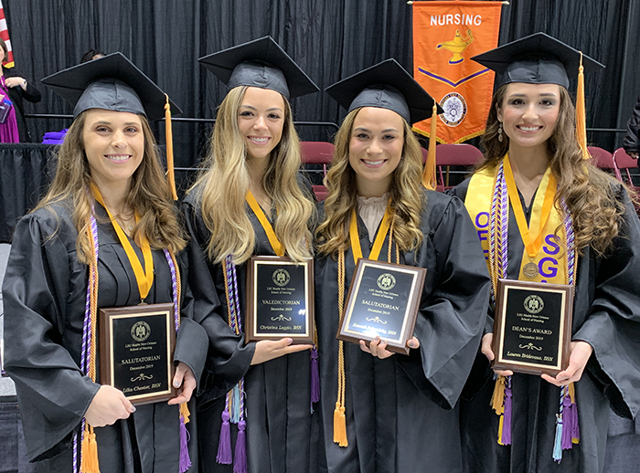 top December 2019 graduates LSU Health School of Nursing